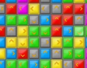 Bricks Deluxe - Match three or more bricks to fill the color bars. Matching more than three at once will spawn great power-ups. If you click a brick, its color will change to match the brick it's pointing at. Fill the bar of each color to the left in order to move on to the next level. Create a match of 4 bricks to spawn a Star brick that will boost your score. Create a match of 5 bricks to spawn the Super Brick that removes an entire color.