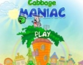 Cabbage Maniac - Ненормальному зайцу очень нравиться капуста. Твоя задача - решить различные загадки, чтобы накормить голодного зайку. Используй стрелки клавиатуры, чтобы управлять зайкой. Пробелом кидай зайцу морковку.