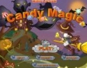 Candy Magic - Еще одна игра на тему Хеллоуин в которой надо бороться против всяких жутких персонажей. Используй свои магические способности, чтобы сражаться с ними и попутно собирай сладости. Для управления используй мышку. Х - использовать магию.