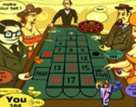 Casino RPG - Take a part in greatest Casino adventure. You have to play roulette game. Place your bets and check how lucky you are. At the beginning You'll have 300$ cash. This game differs from others with multiple opponents. Without dealer there's 4 more players. Use mouse to control the game.