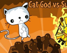 Cat God vs. Sun King 2 - Играй в роли божественного кота и сражайся с королем солнца, который пытается перехватить твой трон. Используй свои огненные способности, чтобы задерживать атакующих врагов. Используй свою мышку, чтобы управлять котом. Собирай различные улучшения.