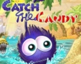 Catch the Candy - Help little ball to get the candy in each level using as few clicks as you can. To move yourself you must use your extending arm to stick on to ground and other objects and force yourself to move. Use Mouse to aim and extend your sticky arm.
