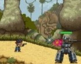 Commando: Rush - Камандо вернулся и готов к нападению на базы врага. Как и раньше нападай на противника со своей командой воинов. Открывай новые возможности и орудия. Используй W A S D для передвижения. Мышкой целься и стреляй. Меняй оружия скроллом мышки. Пробелом вызывай подмогу.