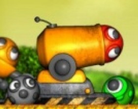 Cruel Balls - Crush the Castle, Angry Birds, Ninja Dogs - вот откуда взялась идея для этой игры. Твоя задача - целится и стрелять бомбами по зданиям, чтобы уничтожить существ различной формы. Мышкой целься и стреляй.