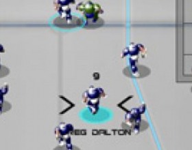 Crunch Ball 3000 - Your objective in this futuristic violent football is to get the ball in the opponents goal. Become world champion. You can customize team colors, names and player names, train your players, upgrade their equipment, transfer players and even give them performance enhancing steroids. Use W A S D keys to move. Press G to Throw ball, H to Pass to highlighted player and J to change formation.