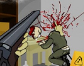 CubiKill part 2 - Your mission is to liberate your deepest anger and kill everyone around. You are going too far and losing complete control of yourself. You're fired for indecent activities during work hours. Use mouse to aim, select weapons and fire.