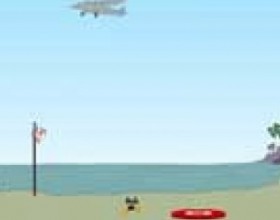 Daffy jumper - Daffy is counting on you to help him score a perfect landing. Click ''jump'' to launch Daffy from the plane. Click ''chute'' to open his parachute. Watch the underpants to check the wind direction. Good Luck!