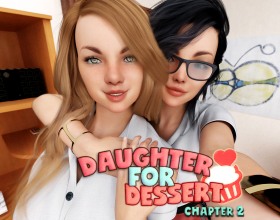Daughter for Dessert Ch2 - In this chapter, the story about a dad and his stepdaughter continues. In this episode, they are still running their cafe. They open and close the place together. Working this close to each other everyday has had some effect on them. Seems like one of their usual employee has been noticing the chemistry between them. He has been working on a popular series of forbidden erotica based on them. Dad and daughter are excited to try all the adventures in this series. Tune in for a lot of adventures and fantasies. But first you will have to finish chapter 1 to be able to enjoy this episode. Don't fuss though, you will be redirected automatically.