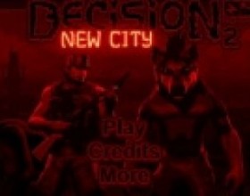 Decision 2: New City - Выживай, продержись как можно дольше. Злобные зомби будут нападать на тебя со всех сторон. Используй разнообразное оружие, чтобы убивать их в заброшенном городе. Стрелками или W A S D передвигайся. Мышкой целься, стреляй и смотри вокруг.