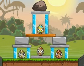 Disaster will Strike 3 - In this 3rd part of the game is to use different natural disasters to destroy all eggs on the screen. Use wind, earthquake and many more to move eggs or other objects and cause their destruction. Use mouse to select actions.