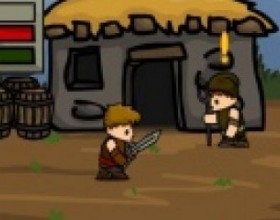 Dragons Quest - Your goal is to fight against monsters, dragons, talk with other characters and go through different quests. Collect hundreds of different items. Use the Arrow keys to move and A S D F to attack. Follow instructions in the game.