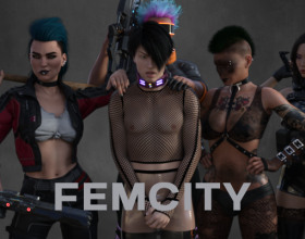 FemCity [v 0.5] - This game, you will be playing as one of the best hackers in the United Men's Republic. You will be sent on a mission to the enemy country of FemCity where you will witness the discrimination and oppression of men. It's like a norm here and your task will be to find some answers as to why this is happening. You are going to first investigate the lab and find out what is happening there. Sadly, the mission will not go according to plan and you will be captured. You will become a sex slave and your mistress will be a lady called Rayne. You will have to service her as you try to find a way out of the city and finally reveall all the secrets of the inhabitants.