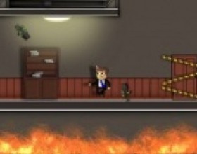 Fire Starter - This game is really funny. All you have to do is run away from the upcoming fire. Help your hero to survive by jumping and climbing up against the walls. Controls are very simple: Just click or press Space to jump. Press it twice to perform double-jump.