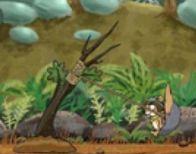 Fly Squirrel Fly 2 - All you have to do in this game is to throw squirrel as far as possible. Keep your flying animal in the air by hitting bonuses and using upgrades which you can buy in the shop using earned money. Drag your cursor away from the tree and release mouse button to shoot your squirl. Click anywhere to hit the squirrel by master. Use A to start or stop rocket and S to use parachute.