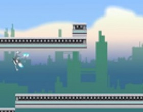 G-Switch - Your task in this super fast movement game is to reach all 8 checkpoints where your skills will be fully tested and you must prove that you are tough enough to complete this game. Just Click or press X to change gravity.