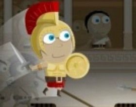 Gabriel the Gladiator - Gabriel wants to become a real gladiator. But he has many obstacles on his way to reach his goal. Point and click around the screen to find and use various objects and items to help Gabriel pass each level. Use Mouse to play this game.