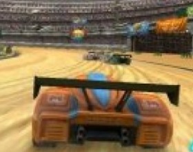 Gas & Sand - Another fantastic racing game. This time you can race through the sandy desert tracks. Defeat your opponents and rank in first position of Gas & Sand rankings. Use Arrow keys to control your sports car. Double tab Up Arrow for speed up.