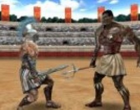 Gladiators - В этой потрясающей игре ты сможешь очутиться в Римской империи и почувствовать себя в шкуре гладиатора. Борись со своими врагами до смерти. Используй стрелки клавиатуры, чтобы передвигаться/приседать/прыгать. Используй Z, чтобы блокировать удары. Клавишей Х нападай. Пробелом используй особое нападение.
