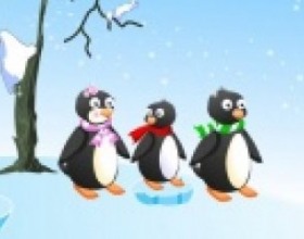 Go Go Penguin - Чрезвычайным образом природа разлучила тебя с семьей. Твоя задача - найти дорогу через всю Антарктиду, чтобы вернуться к своим родителям. Используй мышку, чтобы кликать по объектам.