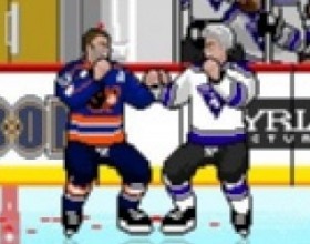 GOON: The Game - This game is about hockey enforcers from the movie GOON. Play as Doug Glatt who's task is to fight for his hockey. Use your Arrow Keys to Move. Press A for Punch, S - Kick, Z - quick punch, X - quick kick. Press Arrow Back to block. Press P to see all special moves. When you have to finish your oponent press S+X :)