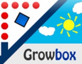 Growbox - Управляя синим квадратом, соберите все желтые шарики. С каждым новым шариком размер квадрата увеличивается, так что стоит тщательно продумать схему сбора, чтобы не застрять в одном из проходов. Управление мышкой или клавиатурой по выбору.