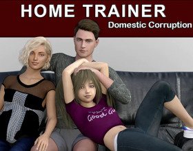 Home Trainer - Domestic Corruption - Imagine this: You're a 20-year-old guy who unfortunately lost your home. It's really tough when your own parents, who were working for a charity organization, might be responsible for the bombing. But don't worry, you have a place to go. You'll be staying with your aunt Ayleen and her daughter Nina for a while. The big question is, how will they welcome you? Will they open their hearts and provide the warmth and support you need during this challenging time or will they open up their juicy pussies and allow you to fuck them. Sounds like a nice distraction, right? Being enveloped in the warmth of pussy heaven and being given blowjobs whenever you want. Sounds like a small price to pay for your living accommodations.