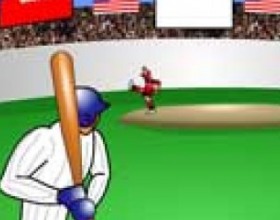 Homerun rally - Бейсбол: нужно, перемещаясь по полю, отбивать битой шарики, которые Вам бросают. Перемещение и удар битой осуществляются мышью. Помощь: нужно отбивать шарик точно центром биты.
