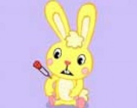 HTF - Cuddles Smoochie - You just adopted a little bunny from Happy tree Friends. He needs someone to take care of him. So you can choose – feed him, clean or make him sleep. Each choice has different consequences. Love it to death.