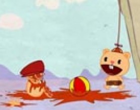 HTF Ep. 05 Havin' a ball - A friendly game of catch goes horribly wrong for this father and son bear. Pop tries to impress Cub with his ball handling skills, but disaster ensues and a rescue chopper goes down. So sad that even the simple things go so wrong in Happy Tree Friends Land!