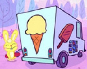 HTF Ep. 23 Sweet Ride - Каддл не может отказаться от сладостей и покупает себе вкусное мороженое. Псих Нутти увидел вкуснятину у Каддла в руках и погнался за ним на самокате. Последние трюки обоих окажутся летальными. Не ешьте, детки, сладкое. :)