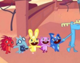 HTF Ep. 51 From A To Zoo Part 1 - The group enters the zoo, holding hands and singing the Happy Tree Friends tune. While Lumpy ponders what they should look at first, the others run off to various parts of the zoo. Lumpy runs after them, and look what's happening :D