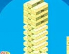 Jenga - Jenga - простая игра, в которой нужно наращивать башню из кубиков, вытягивая кубики из нижней части и ставя их на верхнюю. Нужна только мышка, кубики не поворачиваются.