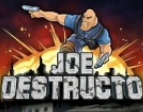 Joe Destructo - Джо тихо и спокойно спал, пока кто-то не разбудил его. Это была очень плохая идея. Уничтожь всех бандитов, которые прячутся вокруг здания. Нарушь их планы и не дай захватить им город. Для передвижения используй W A S D. Используй мышку, чтобы целится и стрелять. Цифрами от 1-9 меняй оружие.