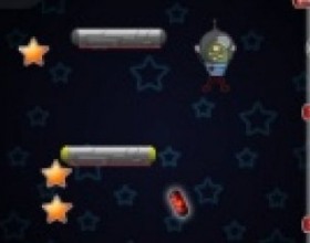 Joe the Alien - Your mission is to get alien Joe to the Earth. He has very special jumping abilities. Use Arrow keys to jump with Joe from platform to platform down to Earth. Use Space to use weapon. Find many upgrades for Joe to move quicker and be stronger.