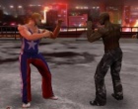 Kickboxing - Борись со своими противниками в стиле кикбоксинга, а точнее, почти без правил. Выбирай себе бойца и начинай бой за чемпионский титул. Для передвижения используй стрелки клавиатуры. Х - удар, С - пинок, Пробел - особое нападение.