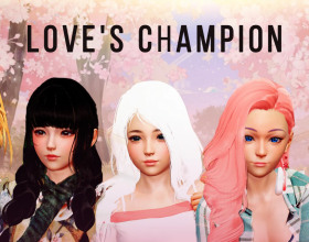 Love's Champion - You play as a guy who suddenly becomes the protector of the Goddess of Love. Go on a journey to complete a task for which you need to change the circle of people and place of residence. You are excited to go on this adventure that will lead you to a lot of unforgettable sex games. Build relationships with 6 unique heroines, remember that each of them has her own flavor and preferences!
