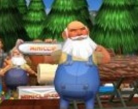 Lumberjack Games - Эта игра что-то невиданное. Твоя задача - поучаствовать в местечковом конкурсе по рубке дров. Борись в различных игровых дисциплинах и получи главный приз. Используй Х, чтобы использовать пилу. Стрелками держи вес. Больше инструкции в игре.