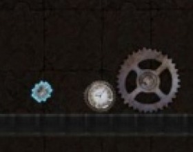 Mechanism pt. 3 - Your task is to figure out how to get the clock mechanism to the goal. To do that you're able to cut wires and other objects. Use Mouse to cut the objects to guide the ball to the exit. Main aspect of the game is correct timing and precision.