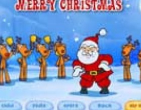 Merry Christmas E-card 3 - Очень популярная Рождественская песня - “Jingle bells”. Санта-Клаус поёт её для Вас вместе со своими оленями - И Вы можете выбрать стиль, в котором они будут петь эту песню.