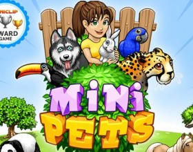 Mini Pets - В этой игре ты сможешь помочь самым милым животным на земле. Просто создай им благополучные условия для этого. Дай этим животным создавать семьи, чтобы потом заботиться о их детках. Зарабатывай бриллианты, деньги и другие ресурсы, чтобы воспользоваться ими в будущем. Управление при помощи мышки. Просмотри инструкцию, чтобы обучиться игре.