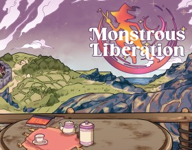 Monstrous Liberation - Meet Sasha, a bold internet streamer who suddenly gets pulled into a fantasy kingdom where all lewd acts are strictly forbidden! Now Sasha must wield magical scissors and break the curse. She is destined to lead a full-blown sexual revolution and free the world from oppression! So, are you ready to dive into this crazy adventure with her? Alongside hot adult scenes, you’ll get tons of humor, lively interactions, and a fight for bodily freedom. Can this wild girl from our world shatter the kingdom’s conservative traditions? She won’t be alone either! A cast of equally daring characters, each with their own personality and sexual fantasies, will help her along the way. Fall in love, fuck hard, and save the world!