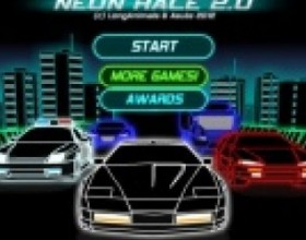 Neon Race 2 - Эта игра может стать одной из твоих любимых. Обычная гонка с неоновой подсветкой как машин так и зданий. За каждую поездку зарабатывай деньги, чтобы тратить их на улучшения. Для передвижения используй клавиши W A S D или стрелки клавиатуры. Для турбо скорости жми С или Х.