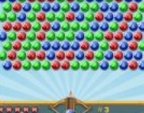 New Bubble Shooter - This is a little bit beautifully designed version of classical bubble shooter game. Have a lot of fun to complete level by level in this nice bubble shooting game. For those who don't know - you have to match at least 3 bubbles of the same colour to remove them. The goal is to clear entire field.