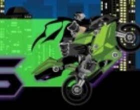 Nitro Ninjas - Drive through urban jungle with your cool ninja bike. Your bike has nitro powers, use it to perform different stunts, collect ninja stars to get bonus points. Use Arrow keys to control speed and balance of your bike. Press Space to jump. Use 1 - 4 Number keys to perform tricks.