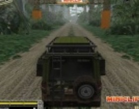 Offroad 4x4 - Ты управляешь огромной машиной через джунгли. Остерегайся падающих камней, глубоких грязных луж и других препятствий на этой опасной дороге. Достигни финиша до того как кончится время. Для управления используй стрелки клавиатуры.