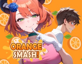 Orange Smash - Discover an explicit visual novel in the nukige genre, set in a deserted forest. Here, you meet Yuma, a mysterious and horny girl with a dark secret, with whom you enter a tense and unpredictable relationship. In a forest full of hidden dangers and temptations, you will explore both your and her desires. You will be drawn into various sex experiments, and Yuma won’t deny you anything! Every decision you make will deepen your relationship with Yuma. Will you give in to temptation, or will the dark atmosphere of the forest drive you to madness? Be careful with this cunning beauty. Don’t let her lure you into her web of sex and power!