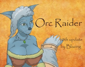Orc Raider [10th update] - This game is made in a fantastic medieval style where you play as an orc that builds a harem of prisoners. You may interact with them or not. Use W A S D to move, Left click to attack/interact, Right click to defend.