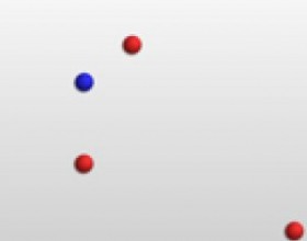 Particles - Keep your blue ball from being touched by any red ball. You control the blue ball with your mouse. Keep playing as long as you can. This game proves that simple physics can become quite complicated in greater numbers.