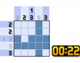 Picross Quest - This game is casual logic puzzle game where you have to fill squares according to numbers given at the sides of the grid to reveal the hidden picture. These numbers measure how many squares are filled in any given row or column. Before playing, please go to the instructions menu of the game. It is a nice tutorial about the basics of picross.