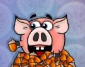 Piggy Wiggy - You have to feed hungry pigs with the acorns. To do that you must use ropes to connect yellow circles, triangles, pigs and other objects. These ropes tighten after they are tied so you can move objects around the screen using this feature. Use mouse to play this game.